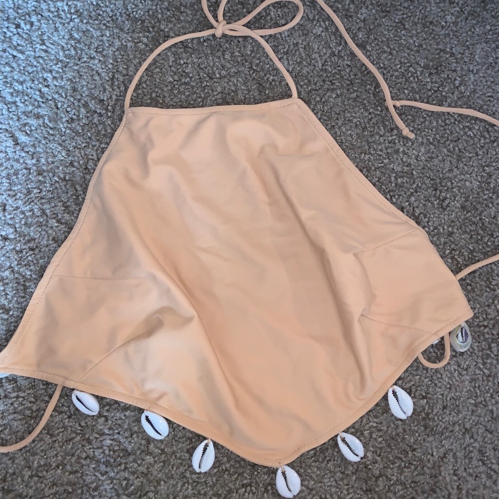 KAOHS Shell Halter Bikini Top
